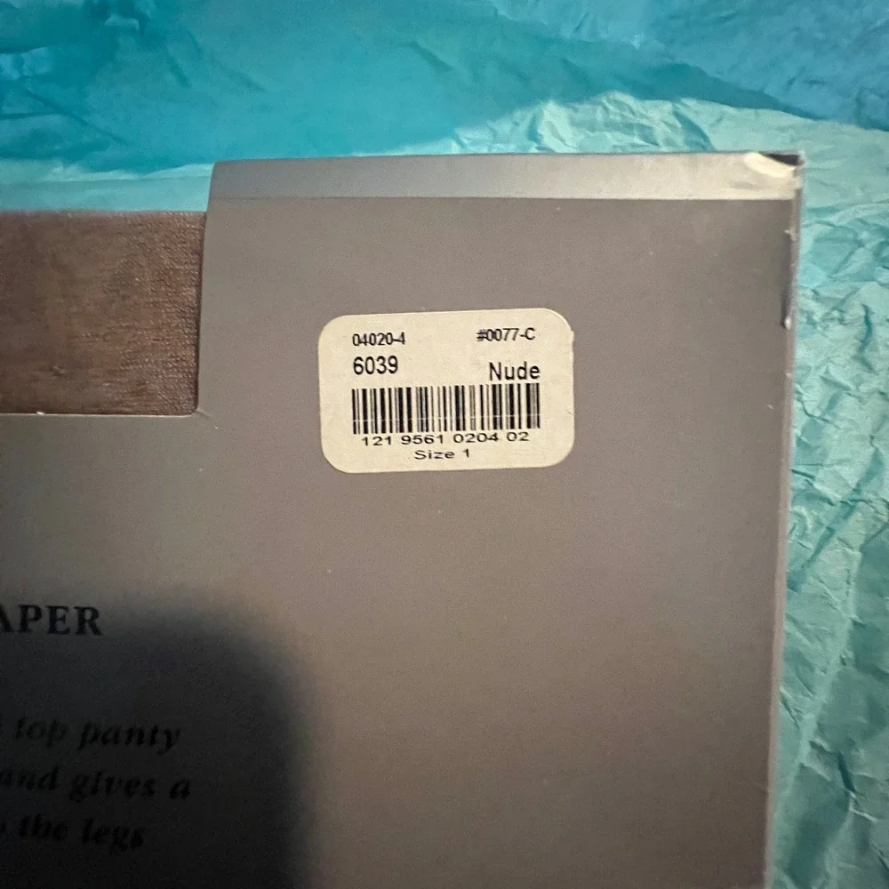 Worthington Hi-Cut Shaper Pantyhose Nude Size 1 Extra Firm Control Top Sheer Leg